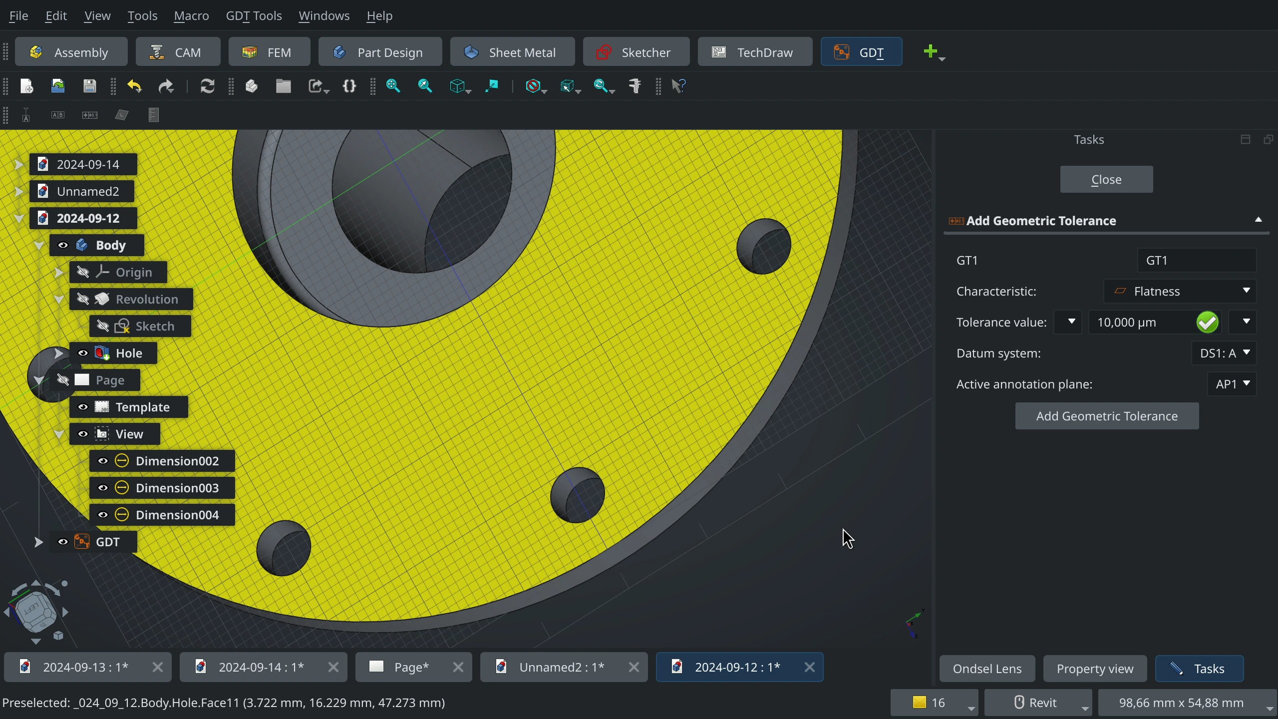 GDT workbench